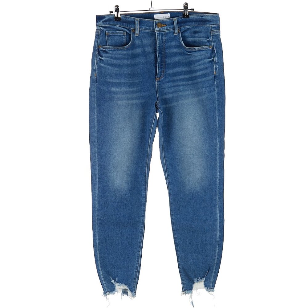 LOFT High Wasit Skinny Ankle Jeans Women's 31